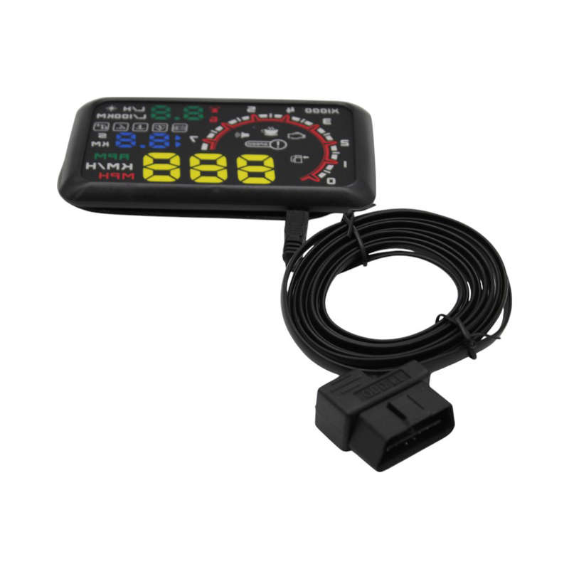 Vehicle Heads-up Display with OBDII Port Display