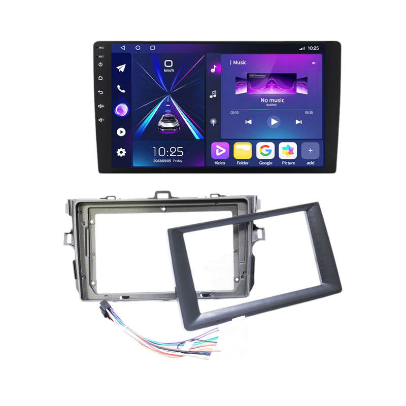 Caska F50 9" Android Media Player with Fascia Trim Plate for Ford Ranger T7 2018