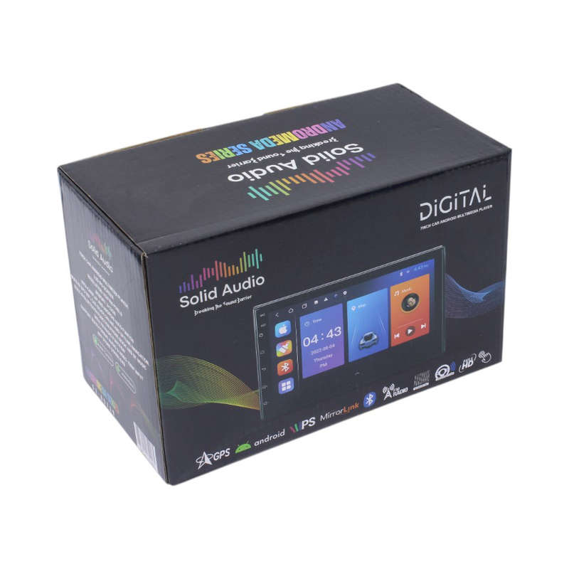 Solid Audio SA-HU7AD 7" Android Car Multimedia Player  Wireless CarPlay, Android Auto, GPS, Bl...