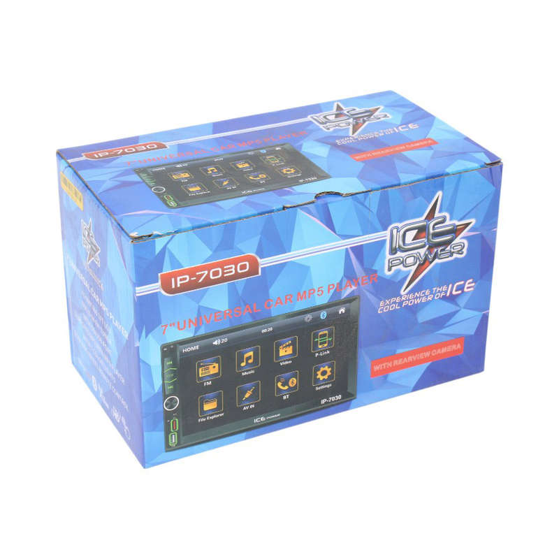 ICE Power IP-7030 7" Universal Car MP5 Player  TFT LCD, SD/USB, FM, Rear Camera Included