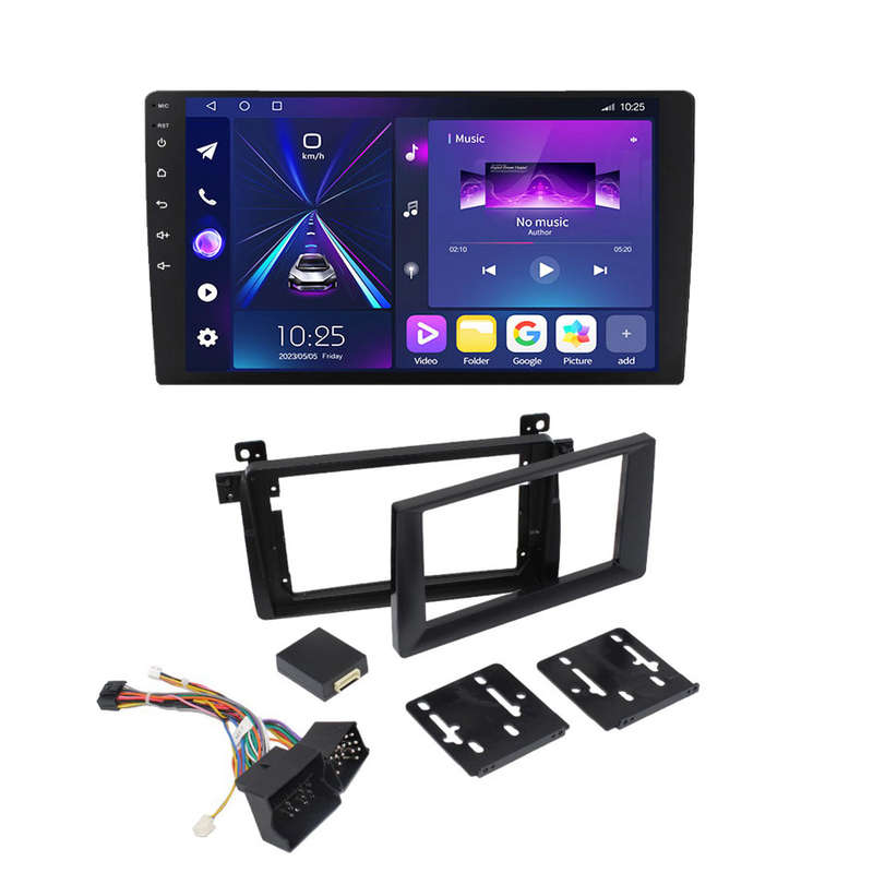 Caska F50 9" Android Media Player with Fascia Trim Plate for Bmw E46