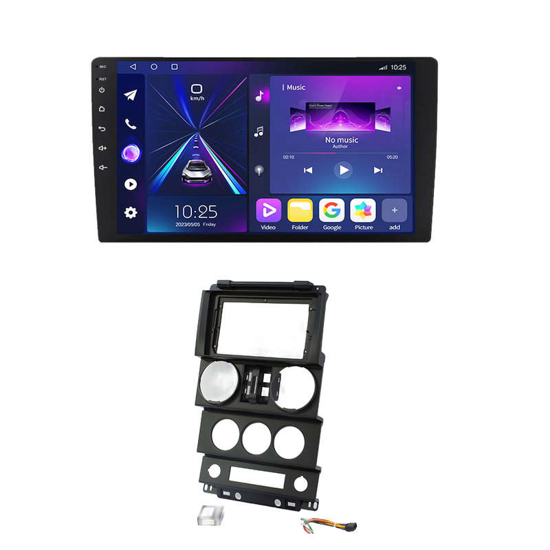 Caska F50 9 Android Media Player with Fascia Trim Plate for Jeep Wrangler Rubicon