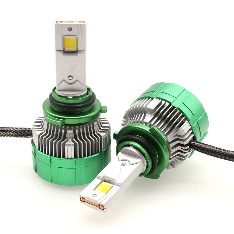Multi-Purpose LED 9006 Headlight Bulbs with Remote (yellow/white/strobe function)