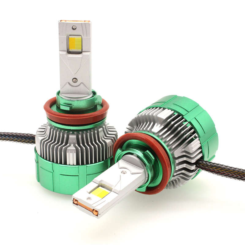 Multi-Purpose LED H11 Headlight Bulbs with Remote (yellow/white/strobe function)