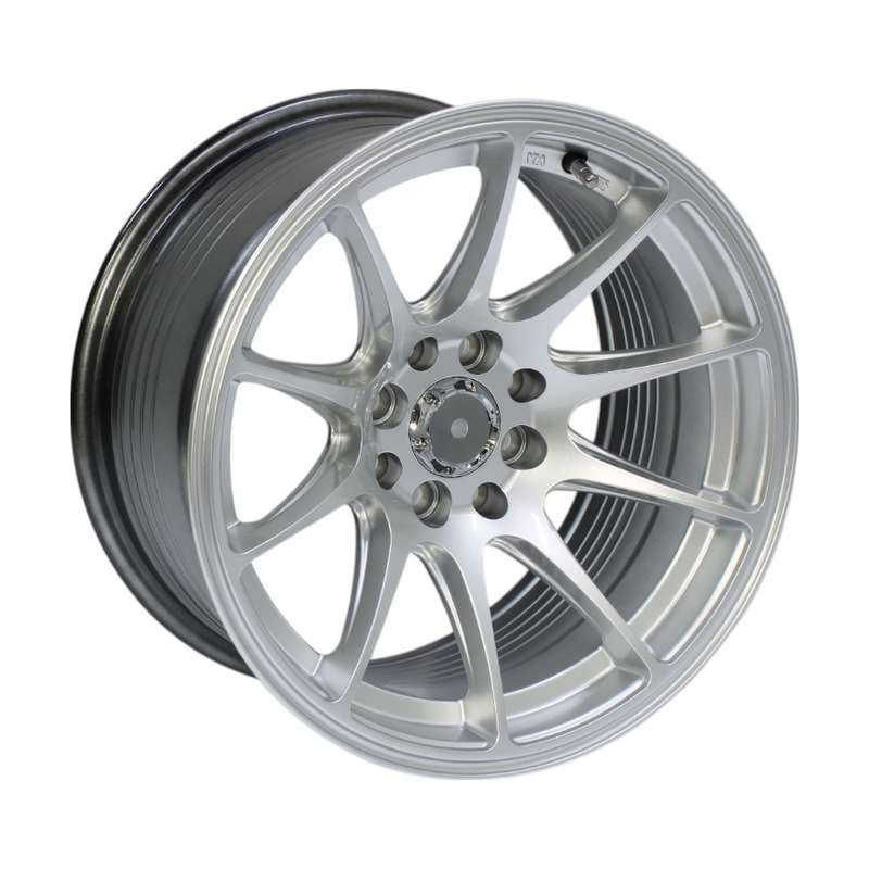 15" M7548 4/100 &amp; 4/108 Silver Alloy Wheels