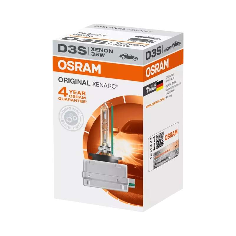 Osram D3S Classic Xenarc 35w Xenon Bulb (each)