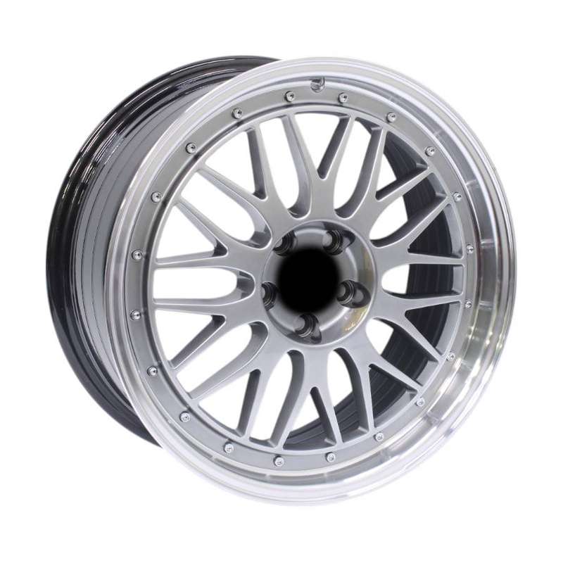 17" OTA-067 5/100 Hyper Black With Silver Rivets Alloy Wheels
