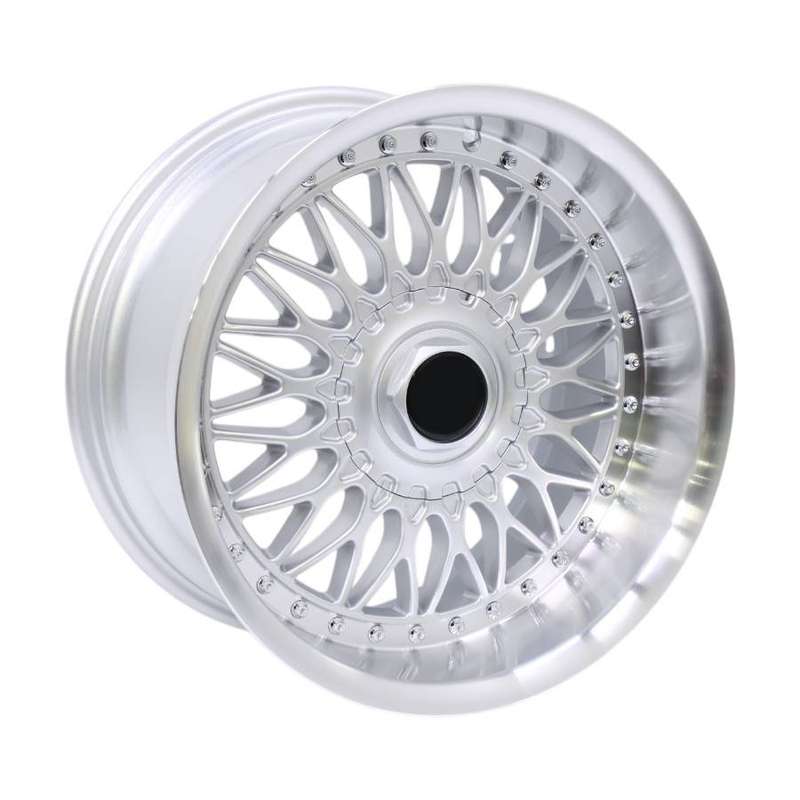 17" AW097 4/100 &amp; 5/100 Silver Machine Lip Narrow &amp; Wide Alloy Wheels
