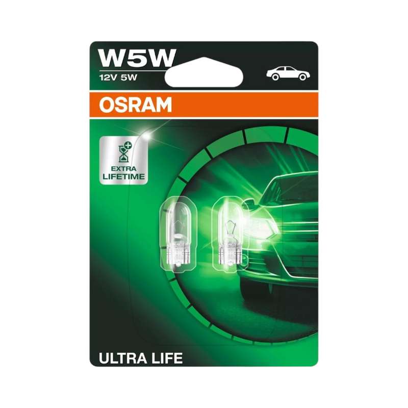 Osram Ultra Life W5W Bulbs (pair)