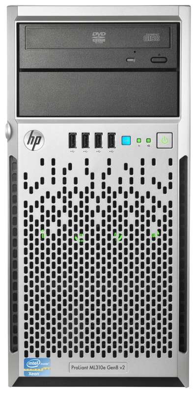 slide 1 of 2,show larger image, hp proliant ml310e gen8 v2 e3-1220v3 1p 4gb-u nhp sata 1tb 4 lff 350w ps svr/tv