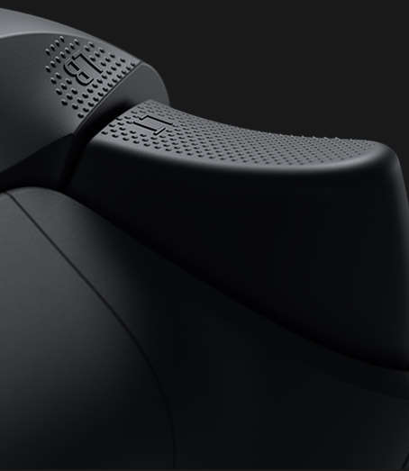 Left textured trigger on the xbox wireless controller