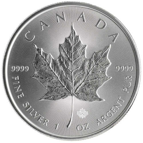 2015 1 oz Canadian .9999 Silver Maple Leaf Coin (BU)