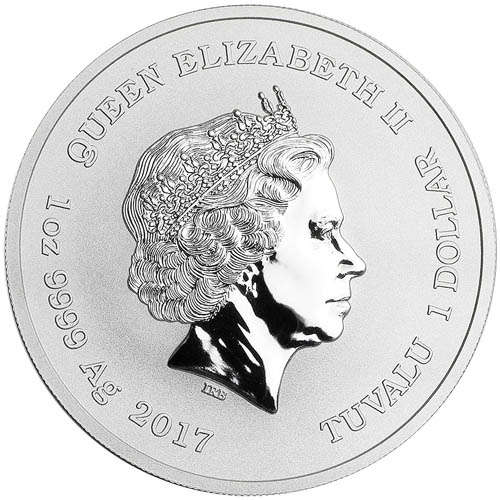 2017 1oz Tuvalu Spiderman Marvel Series Perth Mint.9999 Silver Coin (BU) Limited Mintage Rarely seen