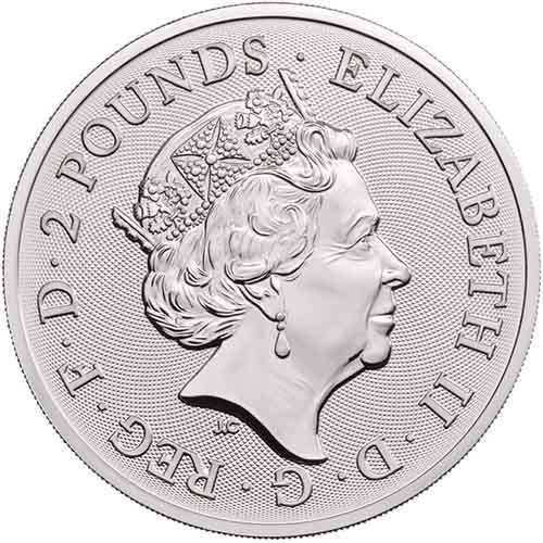 2018 1 oz British Silver Lunar Year of the Dog Coin (BU) Limited mintage