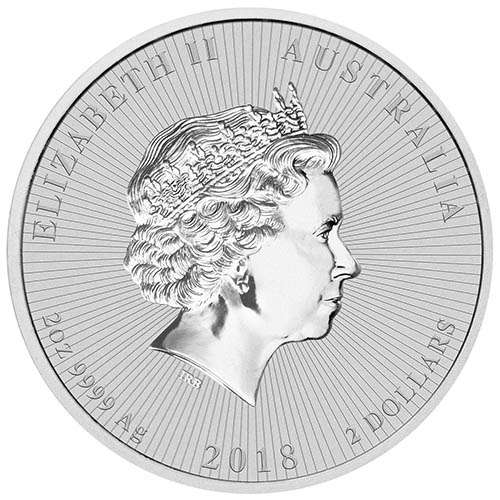 2018 2 oz Australian Mother and Baby Koala Silver Coin (BU) Limited Mintage