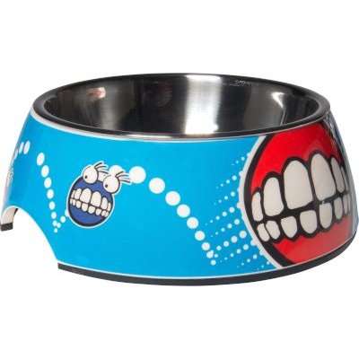 Rogz 2-in-1 Bubble Dog Bowl - Small 160ml (Comic Design)