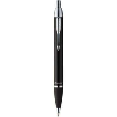 Parker IM Medium-Nib Ballpoint Pen (Lacque Black with Chrome Trim)