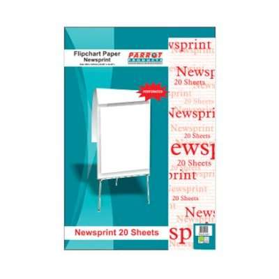 Parrot Newsprint Flip Chart Paper (20 Sheets)(860 x 610MM)