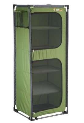 Oztrail Folding 5 Shelf Cupboard (Green)