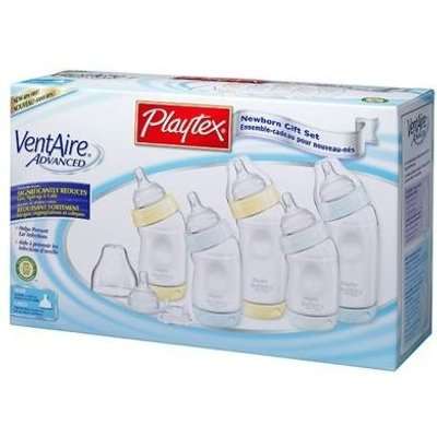 Playtex Ventaire Advanced BPA Free Wide Neck Bottle Gift Set