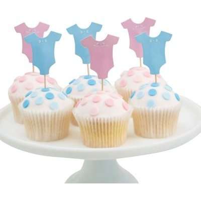 Little Lady or Mini Mister  - Cupcake Toppers (Pack of 12)