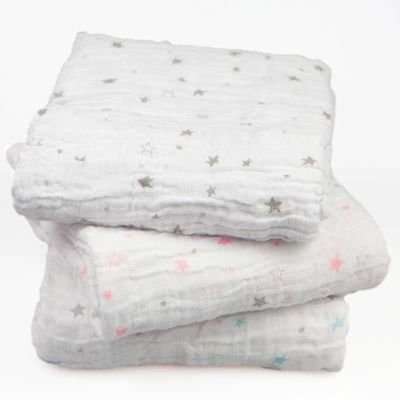 Snuggletime Breathable Cotton Muslin Receiver (Supplied Colour May Vary)
