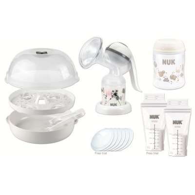 Nuk Manual Pump & Breastfeeding Bundle