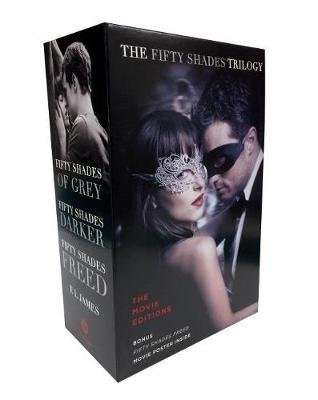 Fifty Shades Trilogy: The Movie Tie-In Editions with Bonus Poster - Fifty Shades of Grey, Fifty Shad