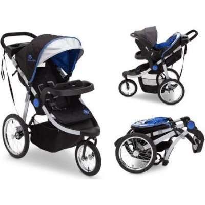 J is for Jeep Cross Country All Terrain Stroller (Blue | Black)
