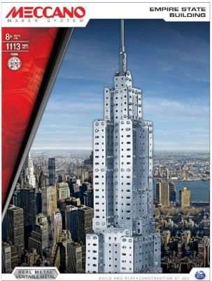 Meccano Empire State Building Kit (1113 Pieces)