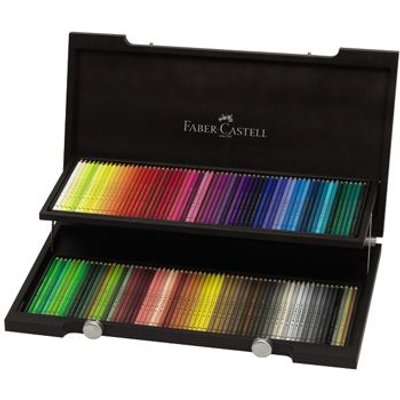 Faber Castell Polychromos Pencil - Wooden Box Set of 120 picture
