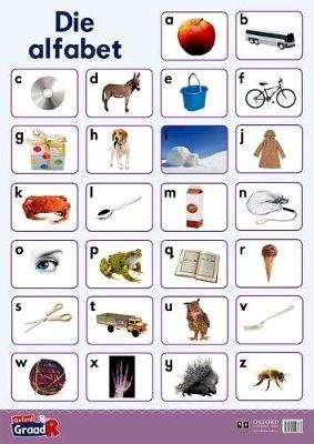 Oxford Graad R Plakkaat 8: Die alfabet (Afrikaans, Poster)