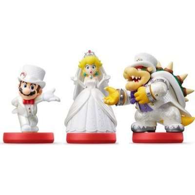 Amiibo Super Mario - Wedding Mario, Peach & Bowser (3 Set) picture