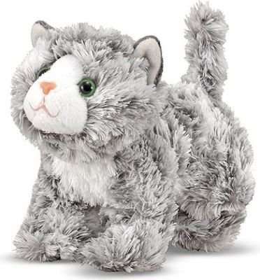 Melissa & Doug Soft Toys - Roxie Grey Tabby Kitten Stuffed Animal