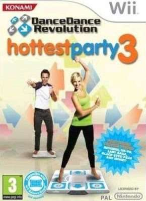 Dance Dance Revolution Hottest Party 3 (Solus) (Nintendo Wii, Game)