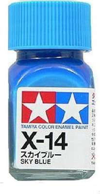 Tamiya X-14 Sky Blue (Acrylic Model Paint)