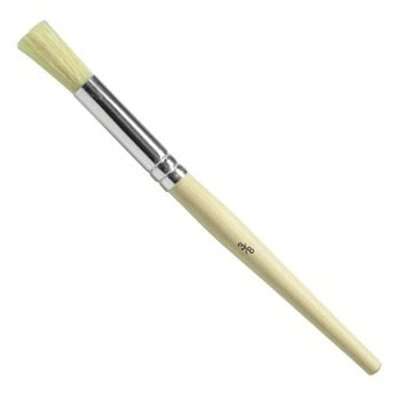 Handover White Bristle Stencil Brush (Long Handle)(3/8")