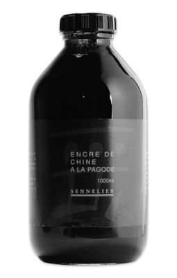 Sennelier 125ml Indian Black Ink Chinese Ink