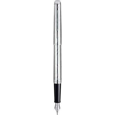 Waterman Hemisphere Deluxe CT Medium Fountain Pen (Stainless Steel and Chrome)