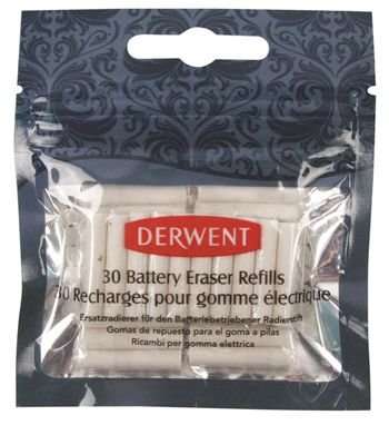 Derwent Replacement Erasers for Battery Operated Eraser