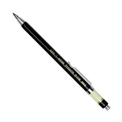 Koh-I-Noor Mechanical Clutch Pencil Leadholder for 2mm Leads 5900 Black