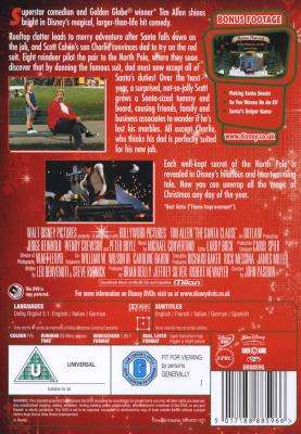 The Santa Clause (English, Italian, German, DVD)