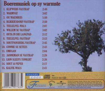Boeremusiek Op Sy Warmste (CD)