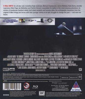 X-Men: Days Of Future Past - ( 3D ) (Blu-ray disc)