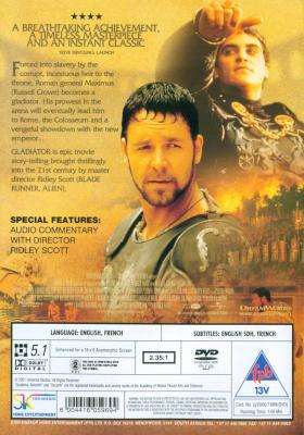 Gladiator (English, French, DVD)