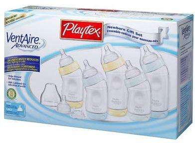 Playtex Ventaire Advanced BPA Free Wide Neck Bottle Gift Set