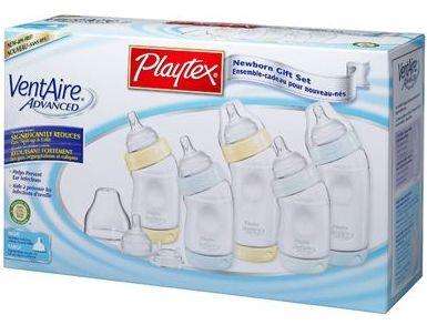 Playtex Ventaire Advanced BPA Free Wide Neck Bottle Gift Set