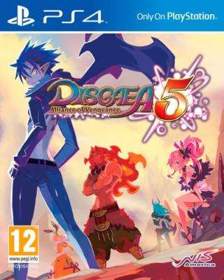Disgaea 5: Alliance of Vengeance (PlayStation 4, Blu-ray disc)