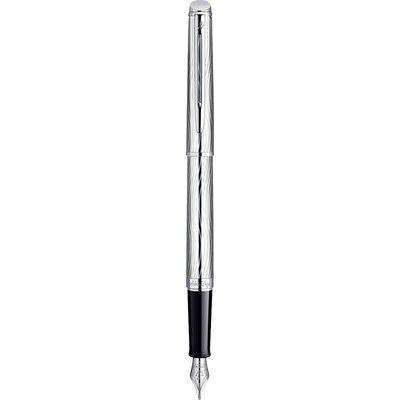 Waterman Hemisphere Deluxe CT Medium Fountain Pen (Stainless Steel and Chrome)