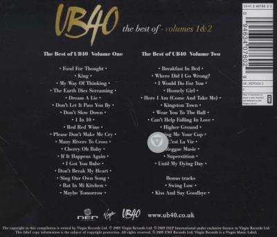 The Best Of UB40 - Volumes 1 & 2 (CD, Imported)